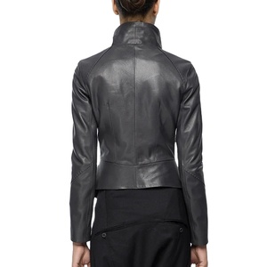 Chaqueta de Cuero Vacuno para Hombre, Estilo Nuevo, Cuello Camisero, Diseño Personalizado Duradero, Cierre de Cremallera, Invierno, Estilo Urbano, Logotipo Frontal - Product Image 3