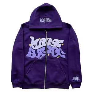 Full Sleeve Length Wash Vintage American <b>Cardigan</b> Cross-border Hoodie Lazy Loose Coat Design Feel Top Pull Chain Spring - Product Image 4