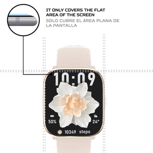 เคสป้องกันหน้าจอสีพาสเทลสีทองสำหรับนาฬิกาอัจฉริยะของ myphone - Product Image 4