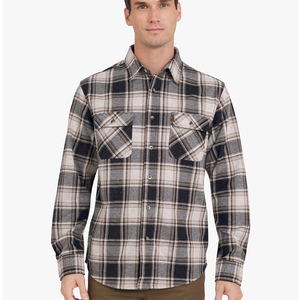 Offre Spéciale hommes chemise en flanelle coton décontracté à manches longues bouton Up col rabattu Streetwear chemise en flanelle pour les hommes - Product Image 5