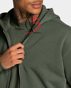 Conjunto Deportivo de 2 Piezas para Hombre, Sudadera con Capucha y Pantalones de Chándal, Estilo Cuadrado, Moda Otoño Invierno, con Pantalones de Corte Curvo - Product Image 5