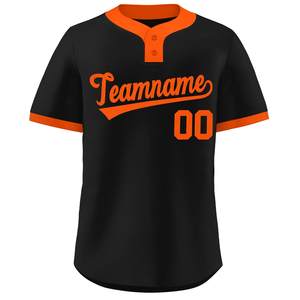 Maillot de baseball chemise d'équipe boutonnée broderie personnalisée matériel sergé nom numéro jeunesse ajustement séchage rapide maille respirante USA Softball - Product Image 5