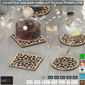 Custom Logo Natural <b>Wood</b> <b>Coasters</b> Coffee Cup Tea Cup Walnut <b>Coasters</b> Used For Hotels And Restaurant - Product Image 6