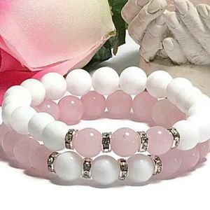 Bracelet de perles de résine de brume étincelante bijoux faits à la main pour la vente en ligne - Product Image 1