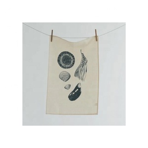 Promocional personalizado 100% algodón orgánico verduras bloque impreso toallas de cocina multifunción elegante y fácil de usar a bajo precio - Product Image 1
