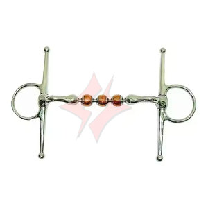 Alta calidad Korsteel Dutched Gag Full Cheek Bits Western Dutch Gag Bit calzones German Silver Horse Bit Control - Product Image 1