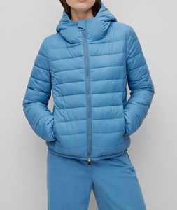 Chaqueta de invierno para mujer, nuevo estilo, impermeable, con cremallera, Abrigo acolchado, cuello vuelto, Top corto, transpirable, diseño acolchado, suelto - Product Image 1