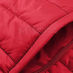 2025 Solid Color Casual <b>Men</b> Puffer <b>Jacket</b> with Stand Collar and Front Logo Windproof Winter Streetwear - Product Image 3