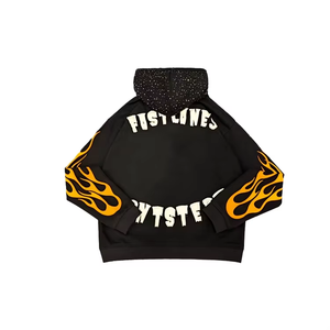 Haute qualité hommes automne Streetwear à capuche coton/Polyester polaire grande taille Sublimation impression numérique sweats à capuche - Product Image 5