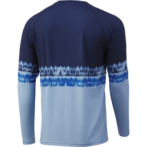 Uv Quick Dry Sublimation Slim Fit Chemises de pêche Orange pour hommes Nouveau Design Chemise de pêche Uv Personnalisable Protection solaire - Product Image 4