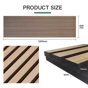 Acoustic Tấm tường không thấm nước bên ngoài 2400*600 mét Pet cảm thấy Polyester ủng hộ MDF Vật liệu giảm tiếng ồn kho bệnh viện - Product Image 5