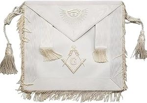 Conjunto de Regalia masónica para uso en logia ceremonial, delantal personalizado y uniforme de cuello, traje de masón hecho a mano, venta al por mayor - Product Image 6