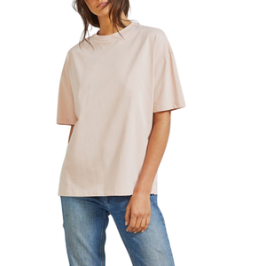 Camiseta de verano personalizada para mujer OEM algodón 3D Puff impreso logotipo ecológico Premium suave transpirable suministro del fabricante a granel - Product Image 3