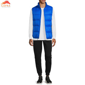 Gilet chaud sans manches en polyester avec logo personnalisé Gilet bouffant pour hommes Gilet d'hiver de haute qualité - Product Image 2