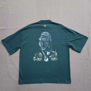 เสื้อยืดคอกลมแขนสั้นระบายอากาศได้สำหรับผู้ชายวัยรุ่นชายเสื้อลำลองสีเข้าฤดูร้อน - Product Image 5