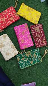 Personalized Hand Embroidered Flower Pouch Rose Linen Wallet Handmade Makeup <b>Bag</b> <b>Bridesmaid</b> Gift Diwali Gift Christmas Gift - Product Image 5