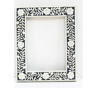 Cadre photo artistique en incrustation d'os fait à la main - Product Image 3