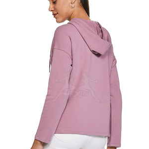 Pull à capuche décontracté avec intérieur brossé et ourlets côtelés pour un confort quotidien Pull à capuche tendance avec design Street Style - Product Image 2