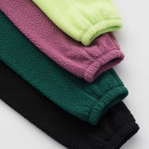 Custom Logo <b>Men's</b> High Quality 100% Fleece <b>Hoodie</b> Casual Winter Quarter Zip <b>Sherpa</b> Pullover with Woven Zip Design Hooded - Product Image 3