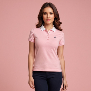 Polo de Alta Calidad para Mujer con Tela de Alta Calidad, Diseño Clásico, Tacto Suave, Ajuste Cómodo y Estilo de Manga Corta - Product Image 6