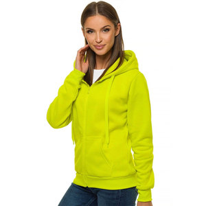 Custom <b>Women's</b> Winter Hoodie High Quality New Fashion Style with Printed Logo Full Zipper Street Regular Fit Thick Material - Product Image 2