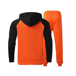 Conjuntos de chándal de algodón 100% de secado rápido transpirable de alta calidad para hombre, diseño personalizado, cuello con capucha, patrón sólido, invierno, OEM, Pakistán - Product Image 2