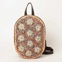 Sacs en cuir véritable faits sur mesure, travaillés à la main, avec fermeture à bouton, imperméables, design ethnique, bandoulière d'hiver pour les magasins de mode