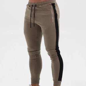 Custom Wholesale Men Casual Workout Jogger Fitness Sweatpants Tapered Regular Fit Gym 100% Breathable Cotton Painted Track Pants - Product Image 2