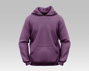 Sudadera con Capucha Casual de Felpa 100% Algodón, 340 GSM, con Logotipo Personalizado Impreso, Transpirable, Antiarrugas, con Logotipo en la Espalda, Vietnam - Product Image 3