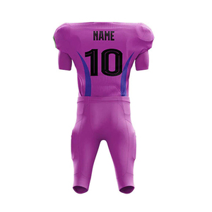 Hommes Nouveau Design Uniforme Football Américain avec Manches Courtes Logo Personnalisable OEM Service Maillot Football Américain - Product Image 5