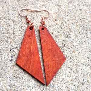 คุณภาพสูงโรแมนติกโบฮีเมียนไม้ต่างหูวินเทจรูปตัว C อ้วนเครื่องประดับขายส่งสำหรับผู้หญิงในวันครบรอบ - Product Image 1