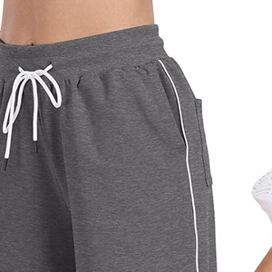 Pantalones cortos atléticos transpirables de cintura alta para correr para mujer, pantalones cortos de Yoga de secado rápido con bolsillos anchos, ropa de gimnasio, pantalones cortos de verano para mujer - Product Image 5