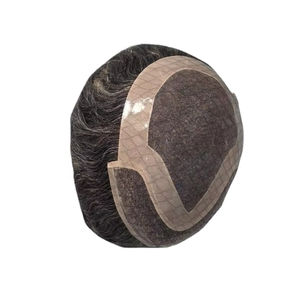 Peluca de Cabello Humano Taz Hair BD, Ondulado, Prótesis Capilar, 100% Cabello Remy Chino, con Frente de Encaje y Base Mono - Product Image 4