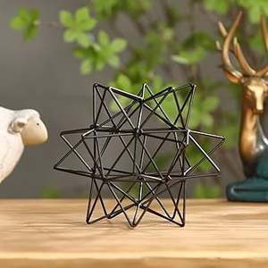 Décor de Table génial pour la maison hôtel bureau vaisselle accessoires décoratifs couleur noire étoile Design Tables accessoires de décoration pour la maison - Product Image 6