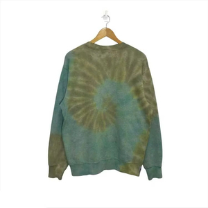 Venta al por mayor personalizado rojo Tie-Dye impreso mujeres XS tamaño sudaderas nueva moda PULLOVER Logo corte corto invierno hecho Jersey tela - Product Image 4