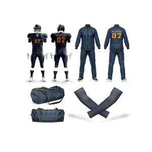Tenues de football américain personnalisées, maillots, survêtements, sacs de sport, manchons de compression, équipement complet pour équipe, pack d'entraînement - Product Image 1