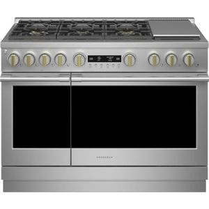 Clearance Sale 48-Inch All Gas Professional Range 6-Burners and Griddle Stainless Steel with Traditional <b>Oven</b> (ZGP486NDTSS) - Product Image 1