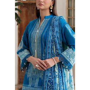 Traje de 3 Piezas para Mujer con Estampado y Mangas Bordadas CL-52074 - Product Image 3