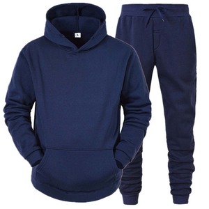 Conjunto de chándal de lana pesada para hombre, trajes de jogging de 2 piezas de invierno, chándales informales de 500g para hombre - Product Image 3