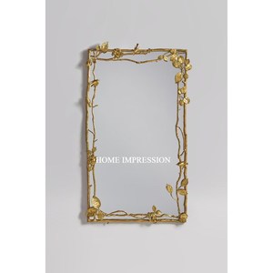 Fabricante de latón antiguo forma de hoja marco de fotos dorado último diseñador Mesa tamaño personalizado marco de fotos moderno - Product Image 3