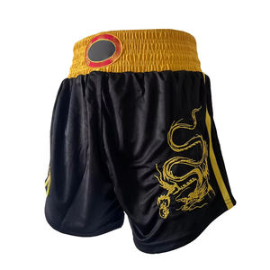 Hot New Short de sport de yoga de haute qualité pour le kickboxing et la couleur unie Mauy Thai avec des poches durables pour les arts martiaux - Product Image 6