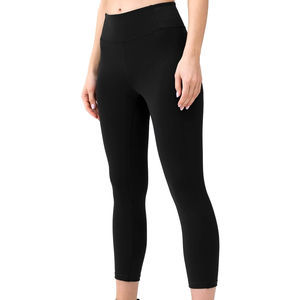 Nueva llegada por encargo de las mujeres de alta calidad Fitness Gym Leggings de cintura alta de cintura media Yoga Ropa deportiva de punto de tela - Product Image 4