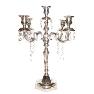 Elegant Premium Candelabra Candle Stand 5 Arms Decorative Aluminum Metal Handmade Candle Stand for <b>Wedding</b> Party Decoration - Product Image 5
