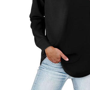 Nouveau femmes sweat pull arrivée femmes sweat dans différents Styles logo personnalisé sweat pour les femmes - Product Image 6