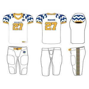 Sublimación personalizada Uniformes de fútbol americano Premium, equipo duradero para equipos y jugadores fabricados en Pakistán - Product Image 5