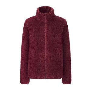 Gilet en peluche à carreaux en laine 2025 personnalisé pour femmes avec col montant et bouton décoration décontracté automne et hiver nouveau manteau - Product Image 6