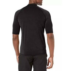 T-shirts Rash Guard OEM pour hommes, confortables et respirants, en coton et polyester, bonnes coutures, manches courtes, protection solaire pour adultes - Product Image 6