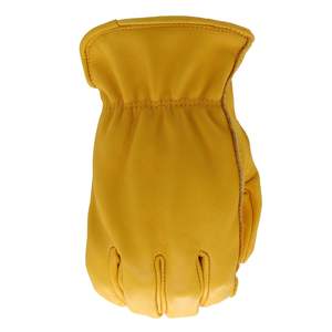 Guantes de seguridad para conductores resistentes a la abrasión de cuero de vaca de grano de calidad superior Protección de manos Guantes de trabajo de conducción con logotipo personalizado - Product Image 2