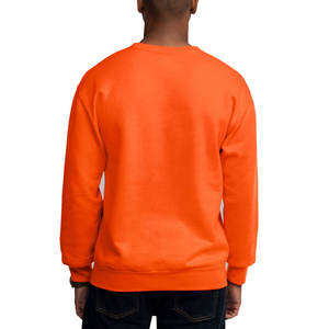 Pareja naranja cálido polar térmico invierno sudadera prendas de vestir cuello redondo pulóver moda sudadera - Product Image 5