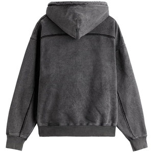 Sweat à capuche personnalisé de haute qualité avec strass pull respirant 100% coton strass à capuche pour hommes - Product Image 2